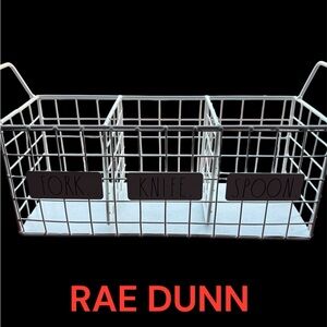 Rae Dunn White Wire Utensil Caddy